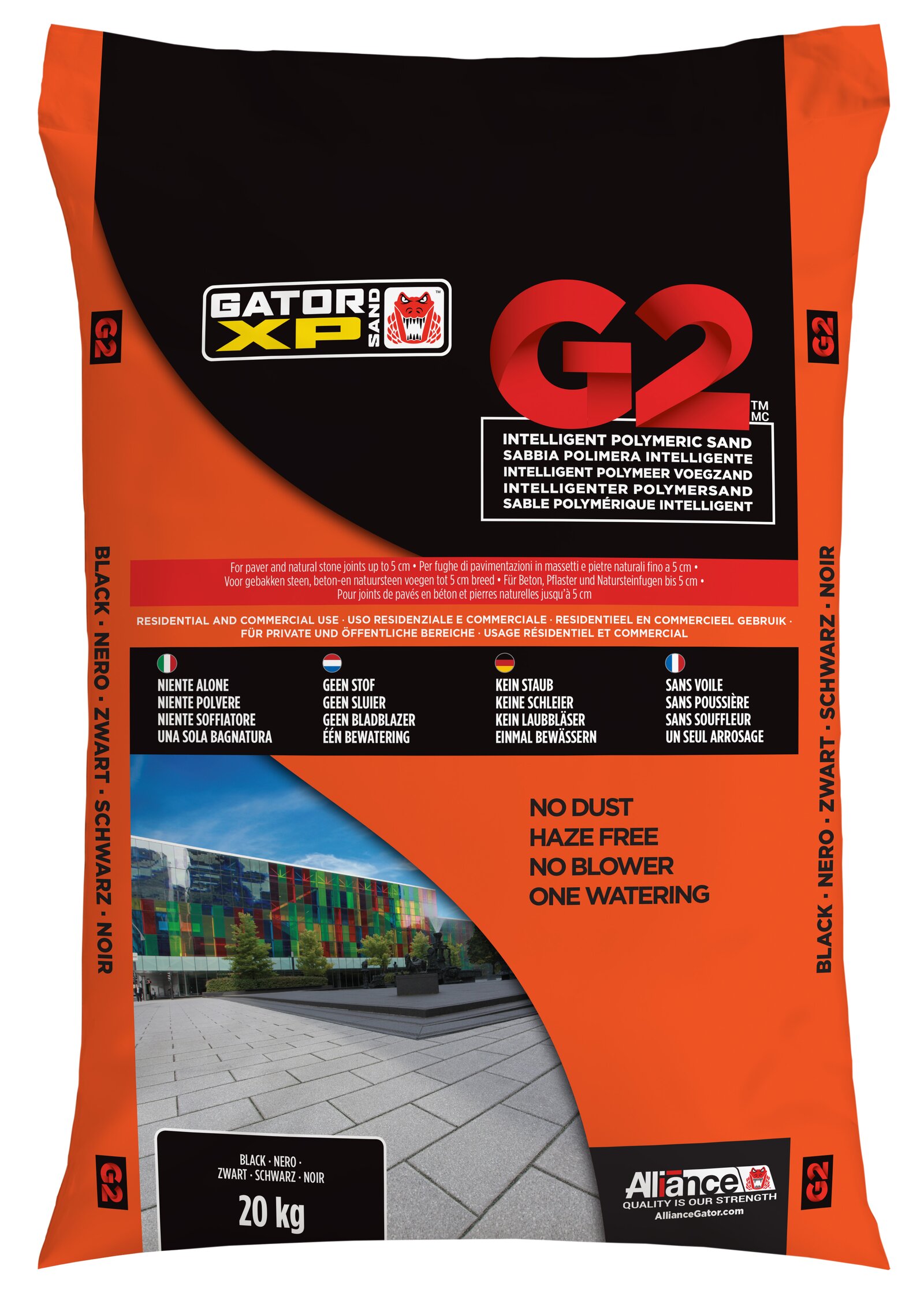 Fixs Gatorsand XP G2 zak 20 kg Zwart | Alpha Sierbestrating