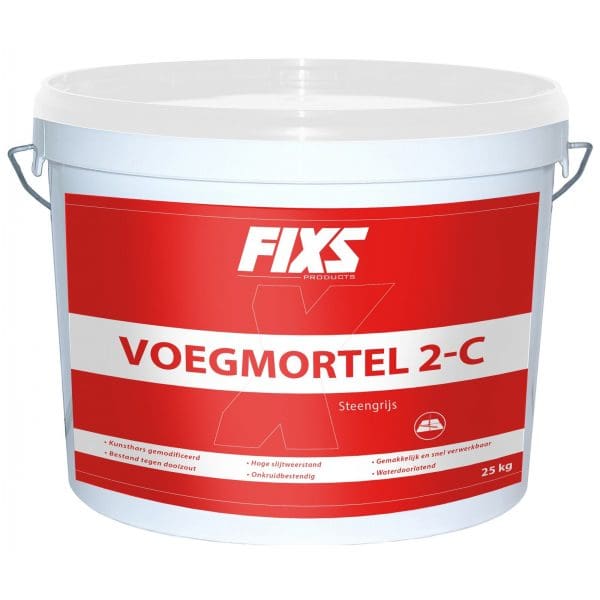 Z0003226 | Fixs Voegmortel 2-componenten Steengrijs | Alpha Sierbestrating