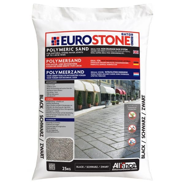 Z0004736 | Fixs EuroStone zak 25 kg Zwart | Alpha Sierbestrating